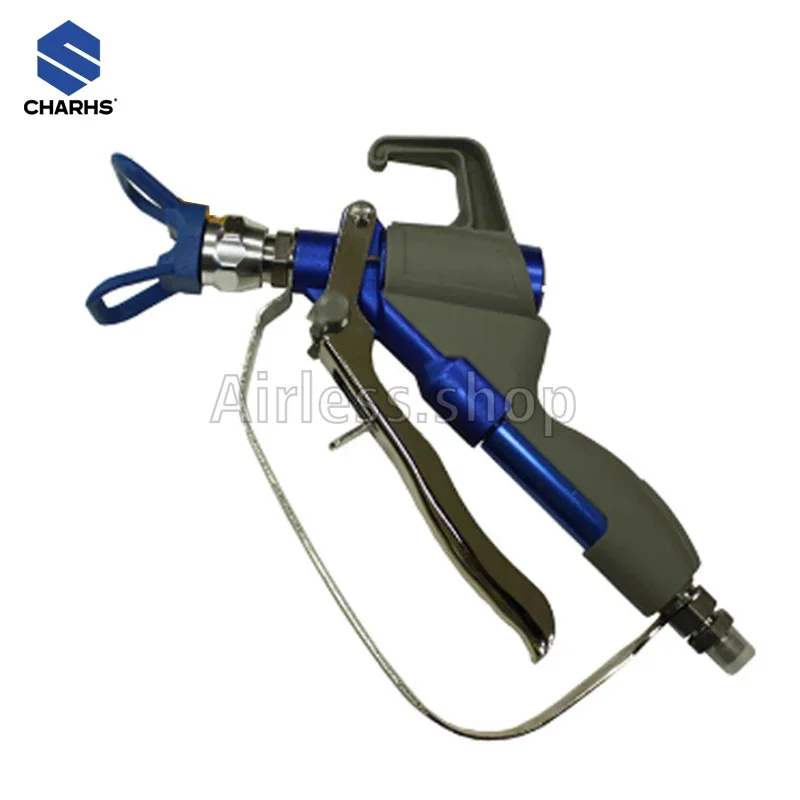CHARHS High Pressure Airless Spray Gun Repair Kit 350Bar House Paint Inline Spray AirBrush Texture Plaster Putty ASG-9 Swivel