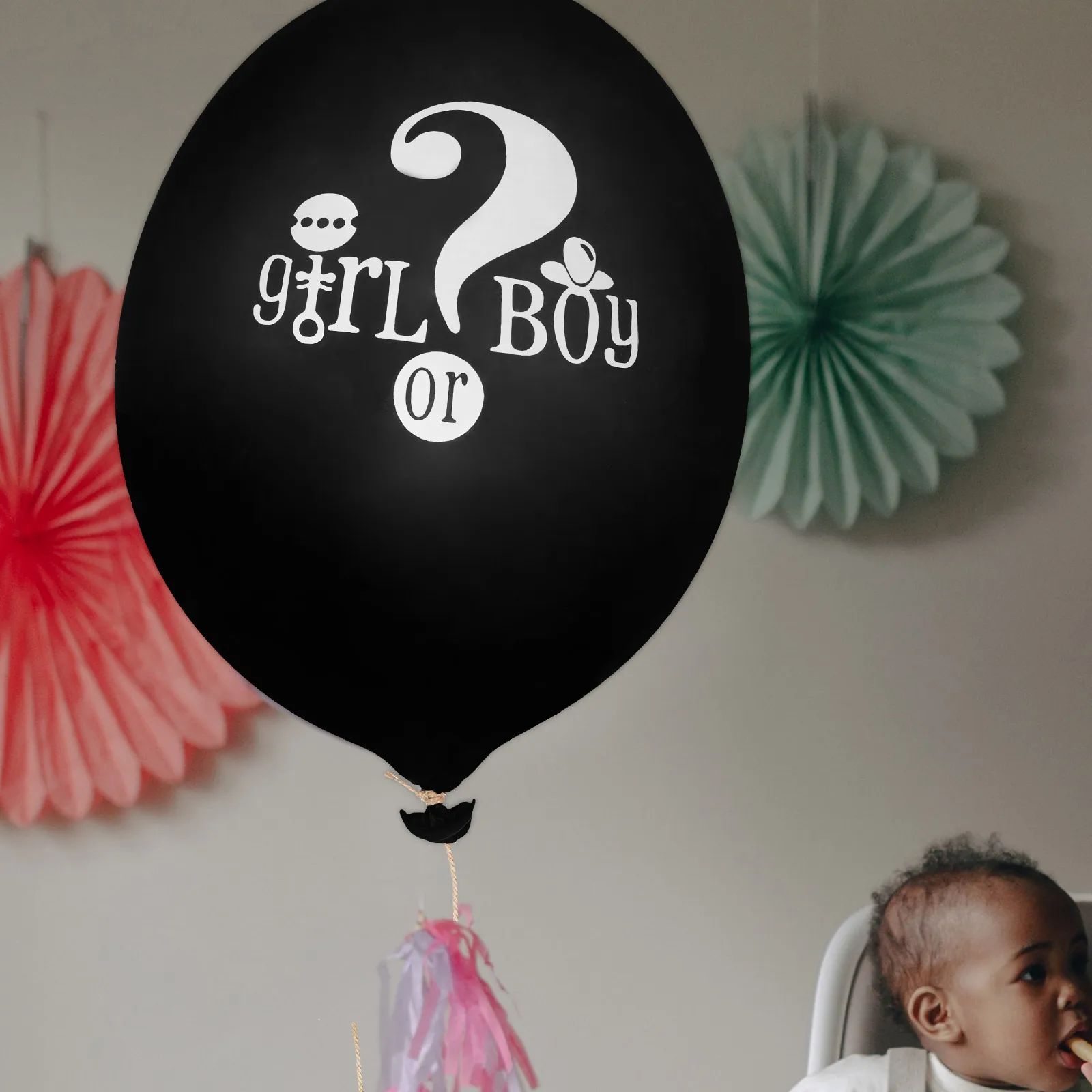 

Gender Reveal Balloon Pink Balloons Pregnancy Girl Boy or Girls Baby Shower Emulsion Birthday Decorations