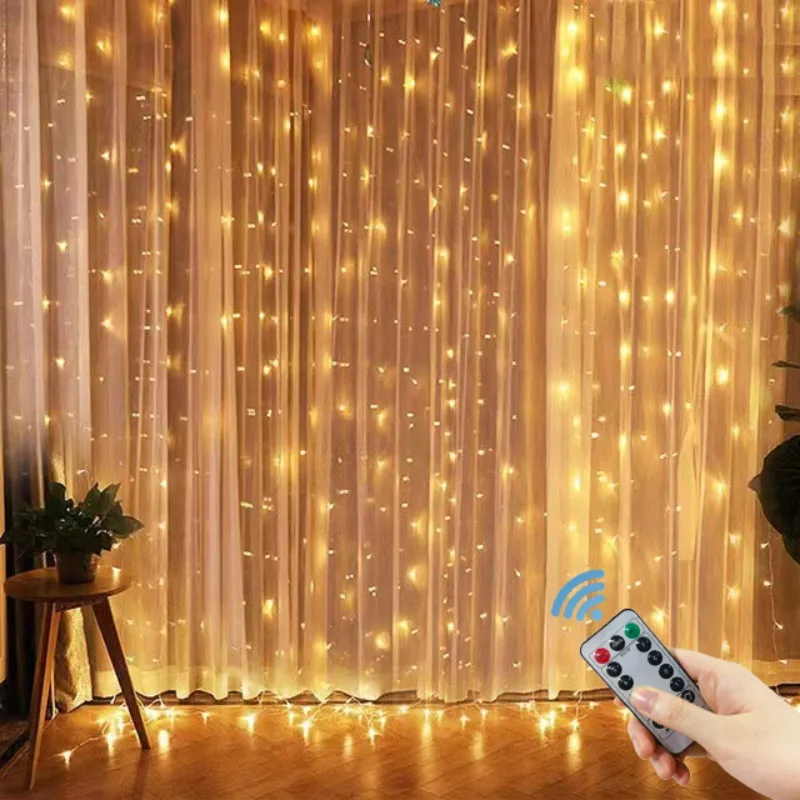 

USB Fairy Lights 3/4/6 Meters LED Curtain String Lights for Christmas Home Bedroom Decoration Festive Party Home Indoor Decor