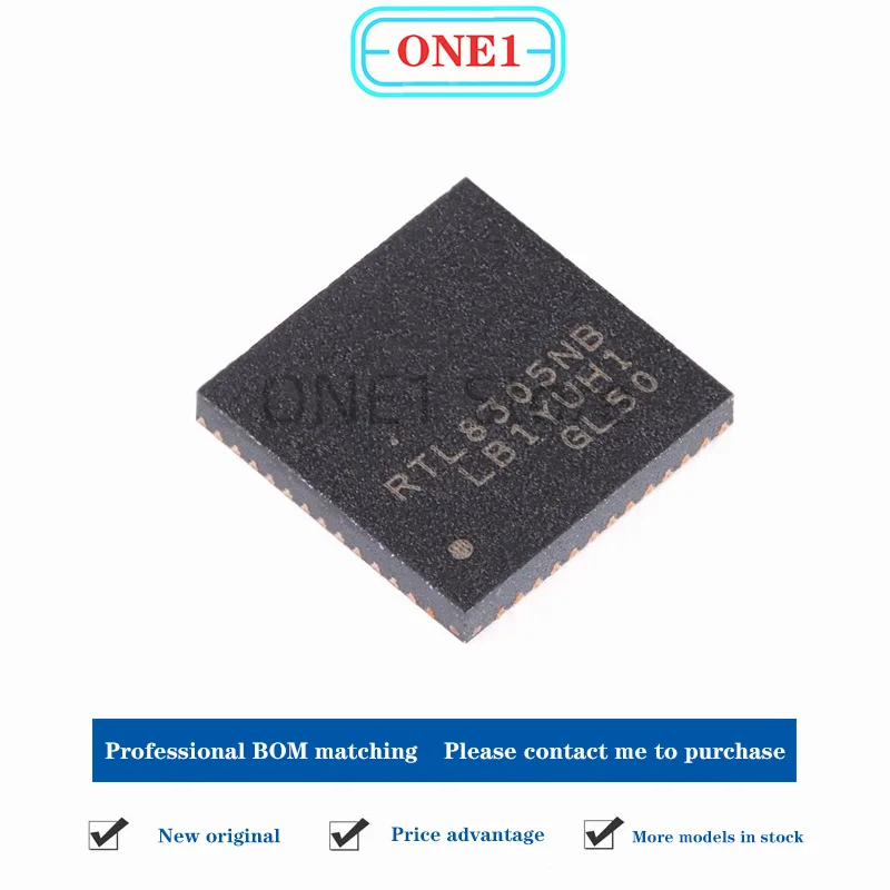 1PCS/lot New original RTL8305NB-CG QFN-48 Ethernet controller chip IC