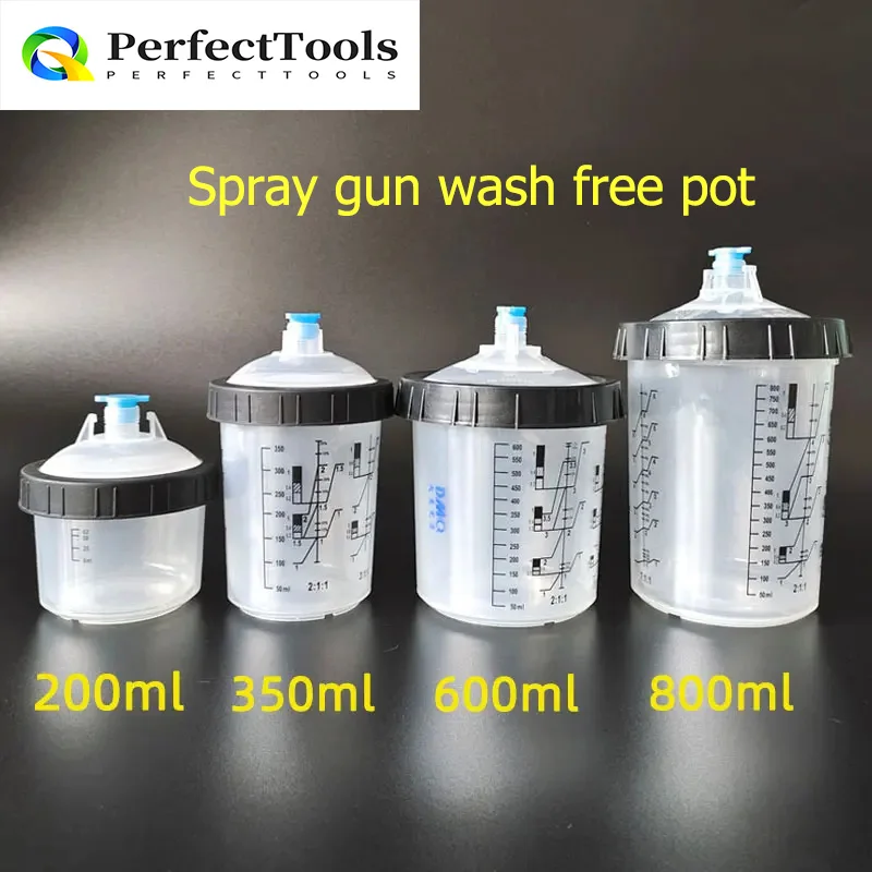 10 Pcs 200/400/600/800Ml Disposable Spray Gun Cans Car Paint Cans Spray Painting Tools Adapter Automobile