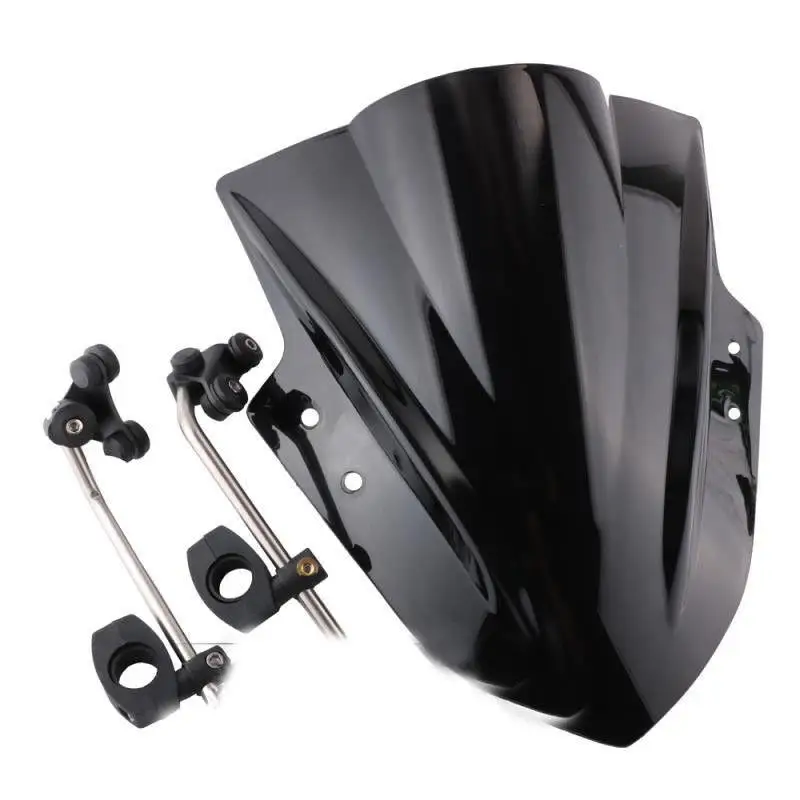 

New Condition EX300 Black Acrylic Front Windproof Motorcycle Windshield Windshield Windshield Accessories