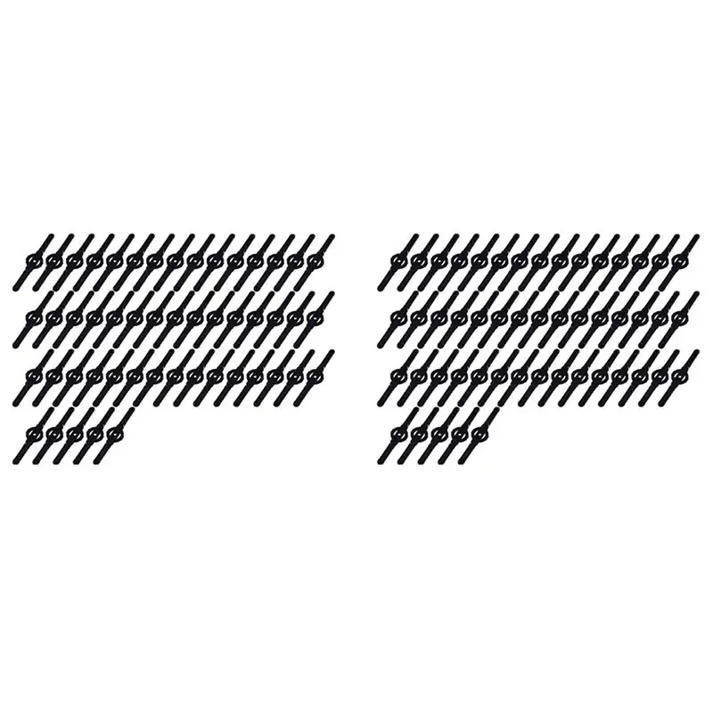 BMBY-100Pcs Plastic Grass Trimmer Blades Lawn Mower Blade Cordless Trimmer Garden Tool Lawn Mower Trimmer Accessories