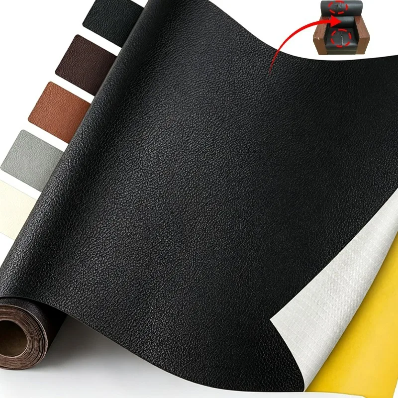 Self Adhesive Leather Repair Patch Tape Furniture Sofa Car Seats Hand Bag Couch Scratch Tape Waterproof Leather Repair Sticker