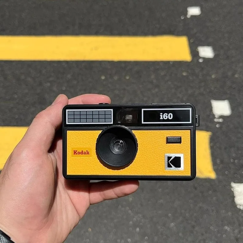 

Фотоаппарат KODAK i60 с вспышкой, синий/желтый, пленочная камера 35 мм, многоразовая пленочная камера, опционально с пленкой 135-36 35 мм Color Plus 200