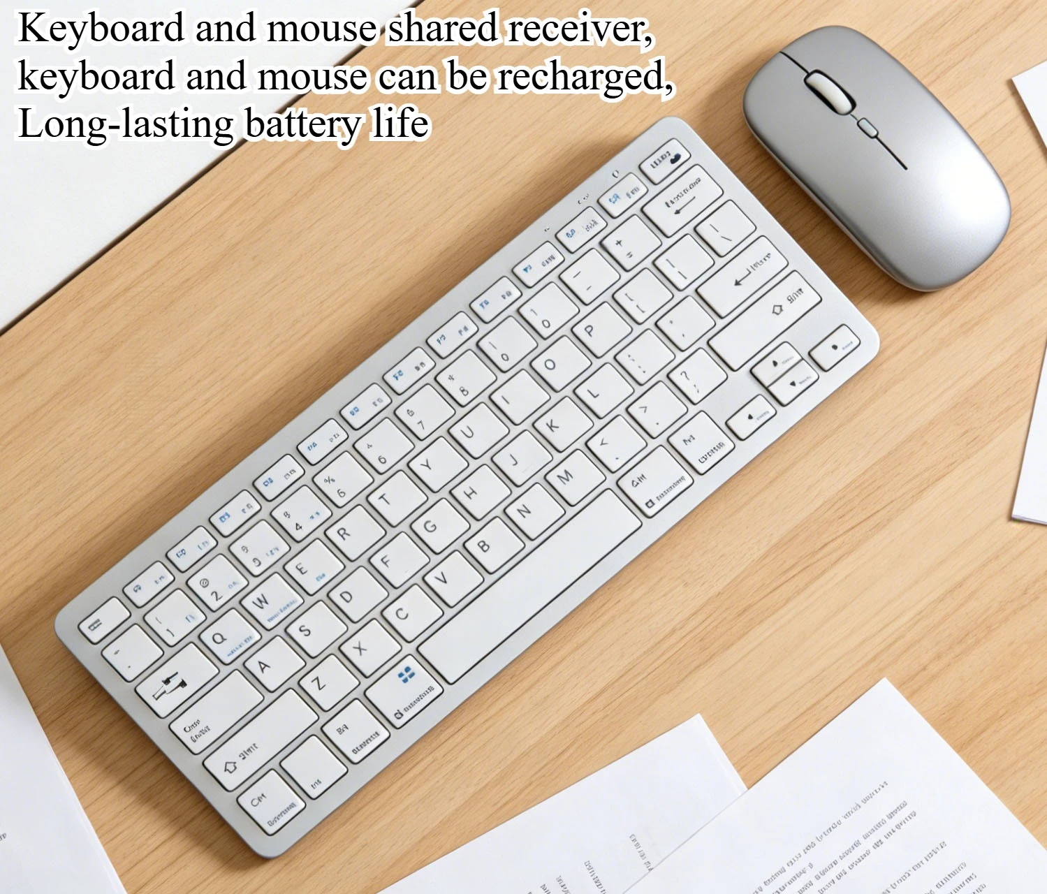 

Беспроводная клавиатура и мышь Bluetooth 2.4G для ПК, офиса, с двойным режимом работы, удобные для переноски, компактные клавиатуры и мыши для компьютера.