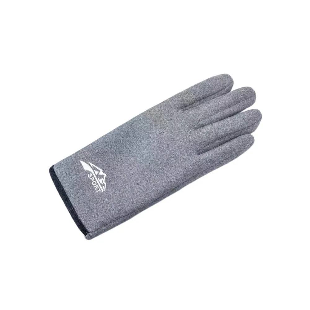 Soft Material Winter Warm Gloves Solid Color Full Fingers Cycling Gloves Thickened Design Pair Pack Hiking Gloves Outdoor Sports