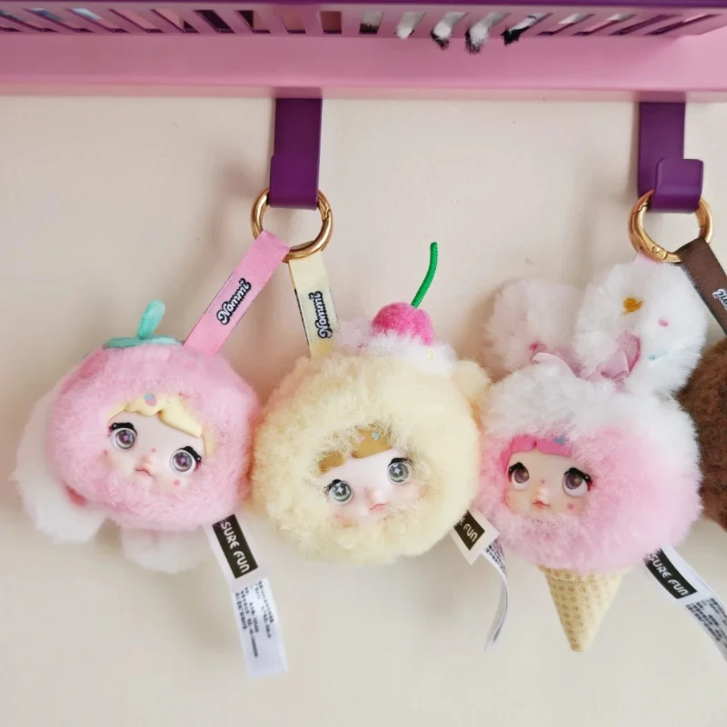 ‌ Novo genuíno nommi doçura 100% caixa cega boneca de pelúcia, mistério kawaii chaveiro animal de pelúcia, bonito presente colecionável para meninas
