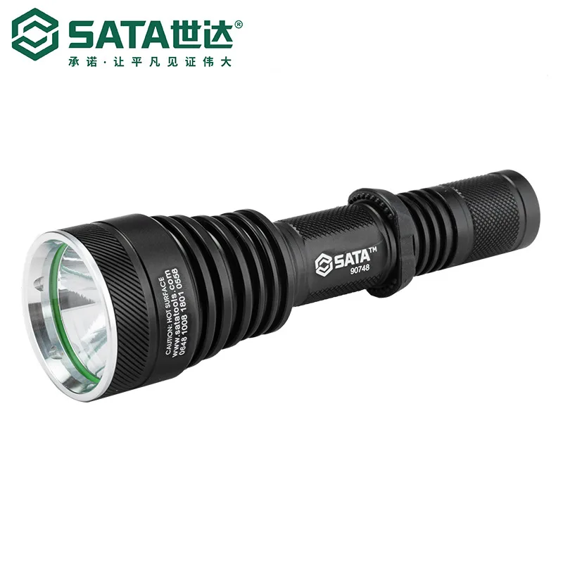 Sata/Star Tool Light90748Long-Range сильный свет перезаряжаемый фонарик освещенияLED Корпус из алюминиевого сплава