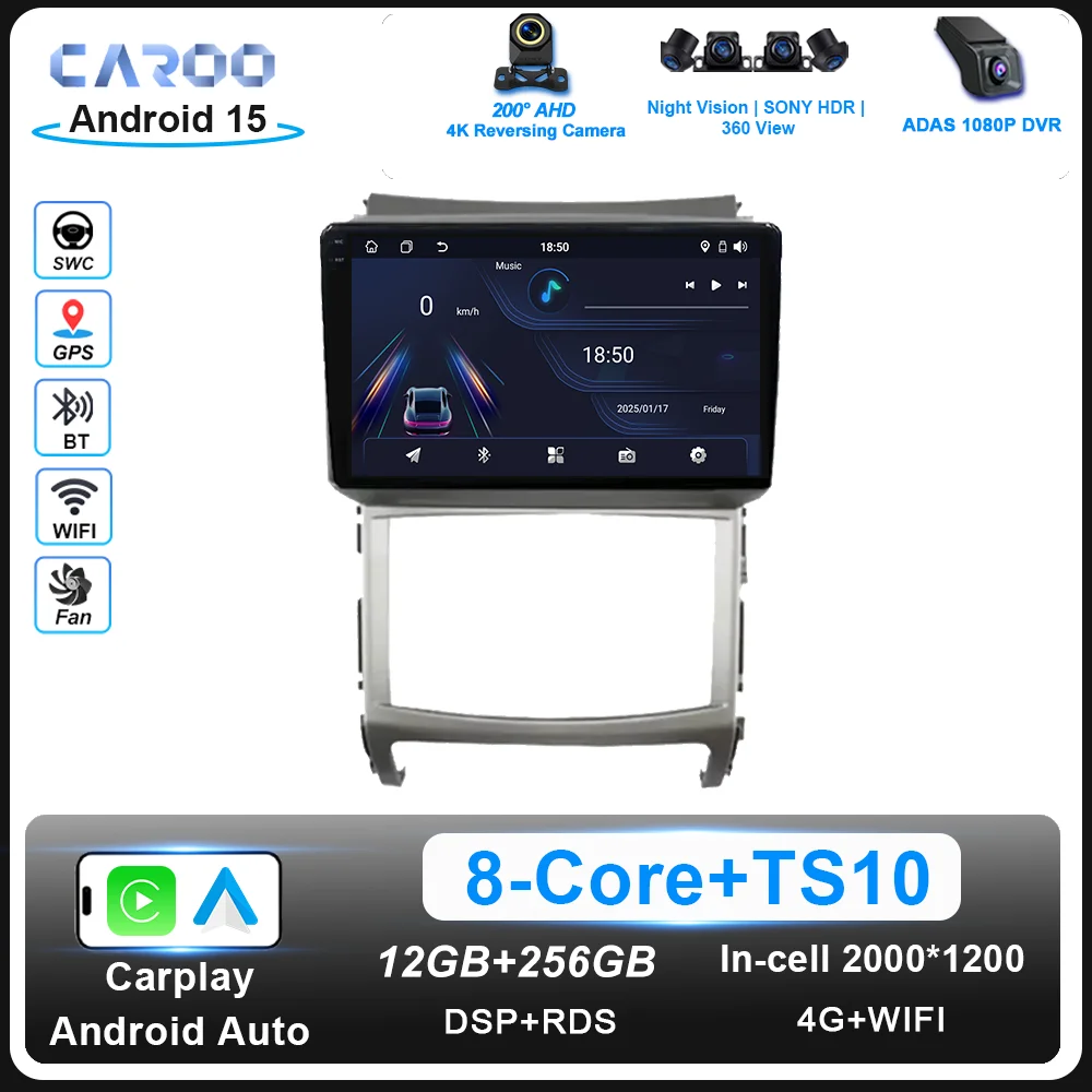 

Android 15 Radio Stereo Head Unit For Hyundai Veracruz ix55 2006 -2015 Auto Player Multimedia GPS Navigation Car play Auto WIFI
