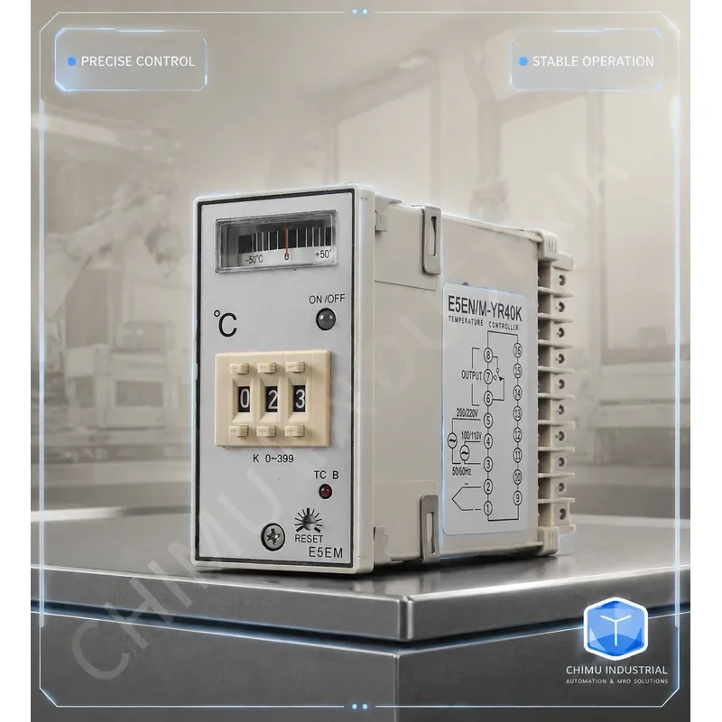 【CHIMU INDUSTRIAL】 for E5EM-YR40K Temperature Controller K Type 0-399C Analog Display