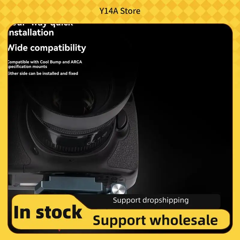 

Y14A для вертикальной/горизонтальной съемки, складная L-образная QR-пластина с основанием «ласточкин хвост» для штативов/DSLR-камер