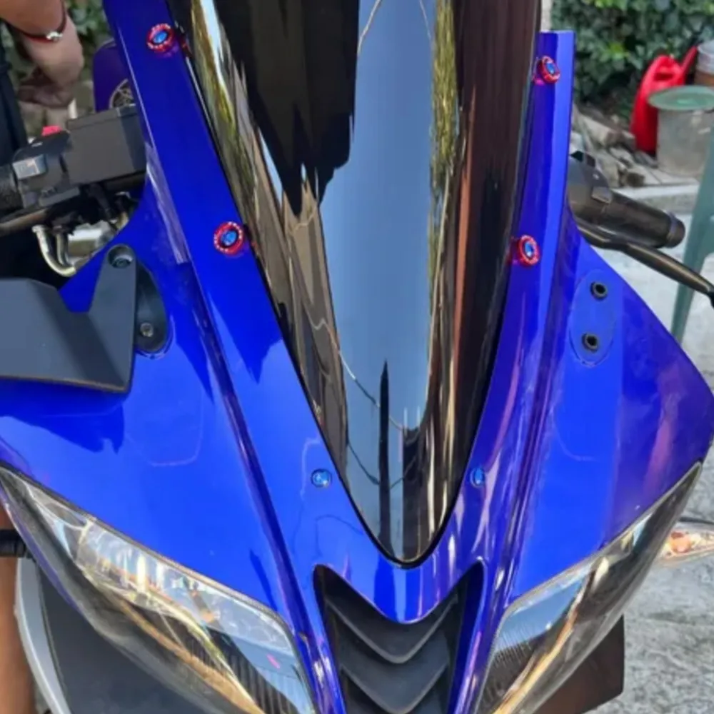 

For Yamaha YZF-R6 R6 YZF R25 R3 YZF-R1 R1 R125 YZF600R YZF750R YZF1000 THUNDERACE YZF1000R M5 Windshield Wind Deflectors Bolts