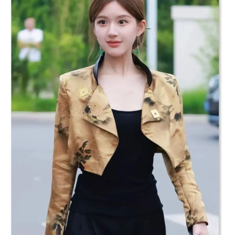Blazer Women's 2026 Old Money Wind Star Short Jacket Top New Thin
