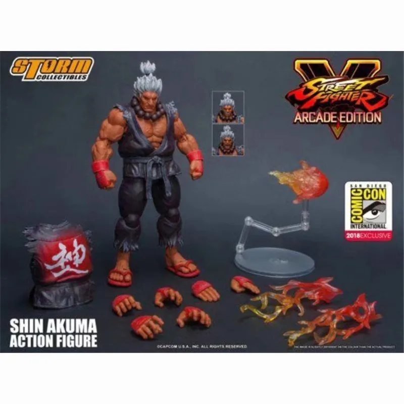 

Goods in Stock 100% Original Storm Toys SHIN AKUMA 1/12 Authentic Game Character Model Movable Doll Art Collection Gift