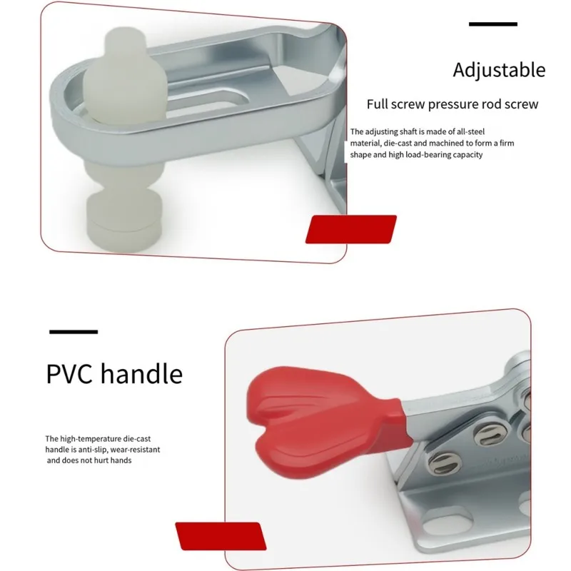 DTA4-WDC22025 22.7Kg Clamping Force Industrial Horizontal Hold-Down Toggle Clamp