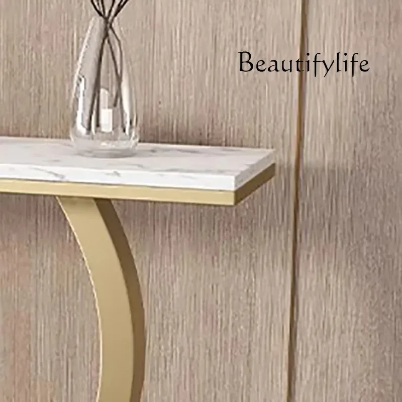 6 طاولة زاوية فريدة من نوعها إسكندنافية حديثة وحساسية أنيقة وبسيطة للمدخل طاولة فاخرة أنيقة تافولو سالوتو أثاث طاولة المدخل #5