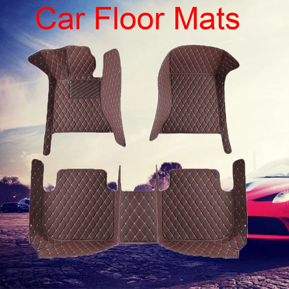 3 PCS Full Coverage Car Floor Mats for BMW 7 Series E38 E65 E66 2001-2008 I7 2023 2024 Car Accessories Holiday Gift view 6