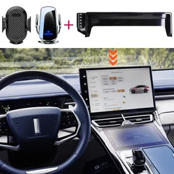 Car Phone Holder For WEY Coffee 01 2021 2022 2023 GWM Screen Fixed Base Bracket Wireless Charging Phone Mount Car Accessories