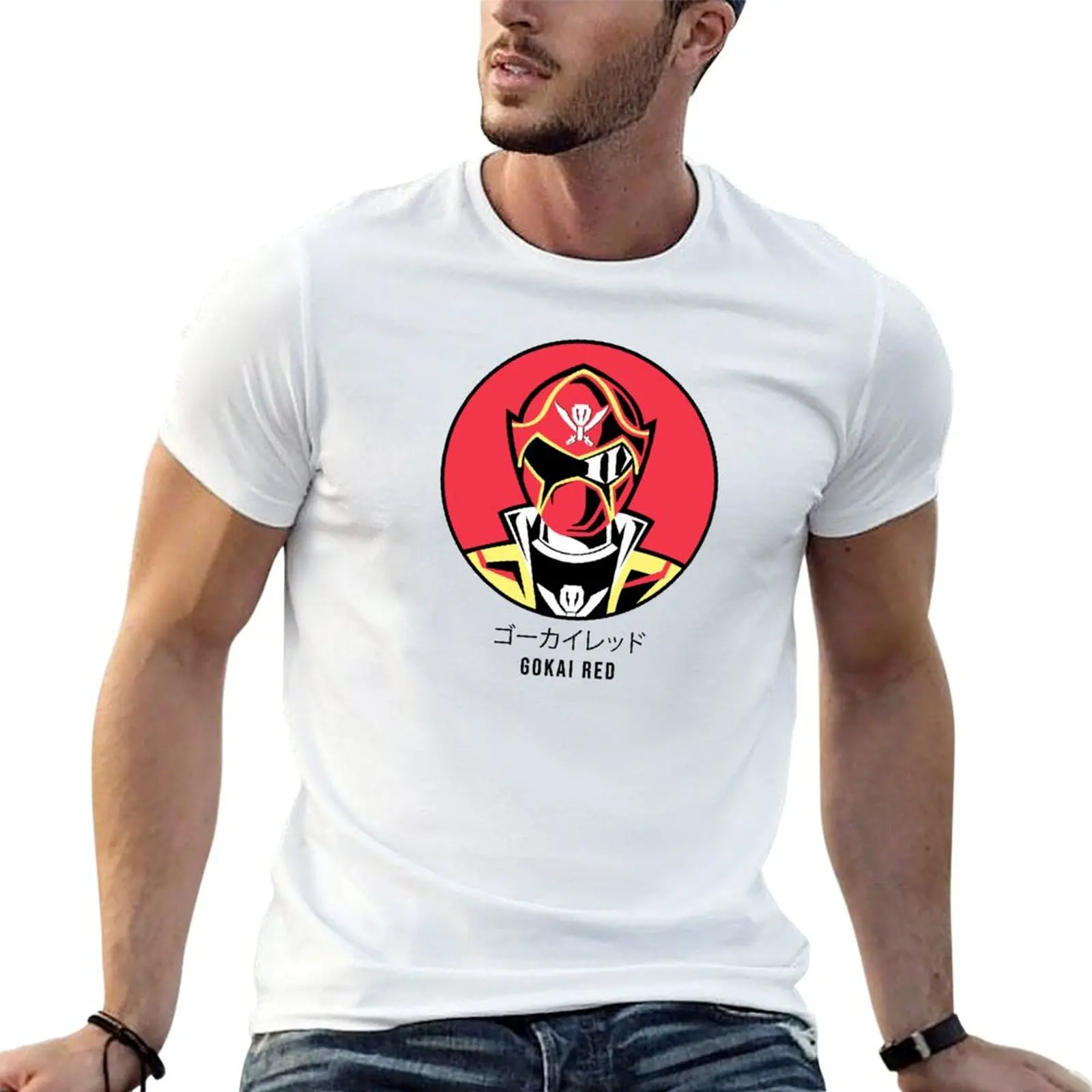 

Gokai Red T-Shirt man t shirts for men casual g man t shirts for men T-Shirt
