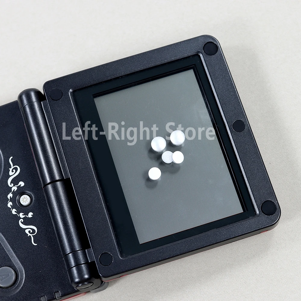 1set Rubber Plug Screw Dust Plug Cover Replacement For Gameboy Advance SP for GBA SP Housing Shell