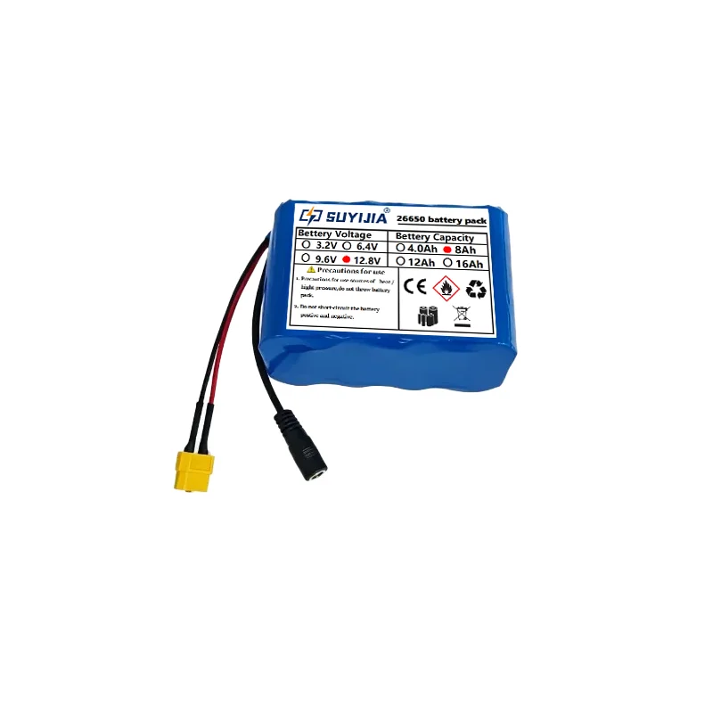 12.8V LiFePO4 Battery 26650 4S2P 8000mAh Suitable for Uninterruptible Power Supply for Electric Boats, Drones, Toy Cars, Etc. view 5