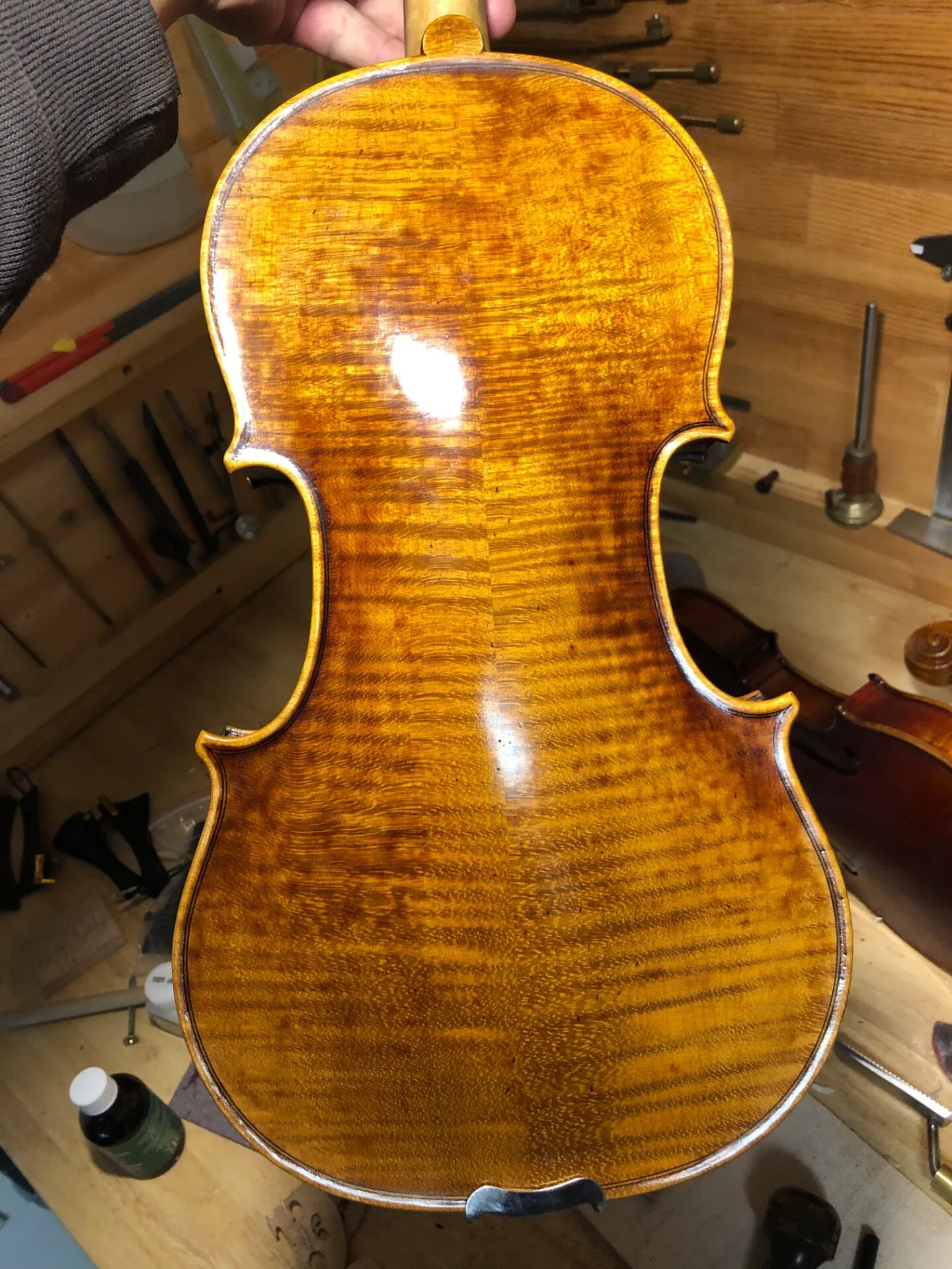 

40 years old spruce！all European Wood 4/4 yellow Stradivarius Violin Italian Vintage violino professional musical instrument