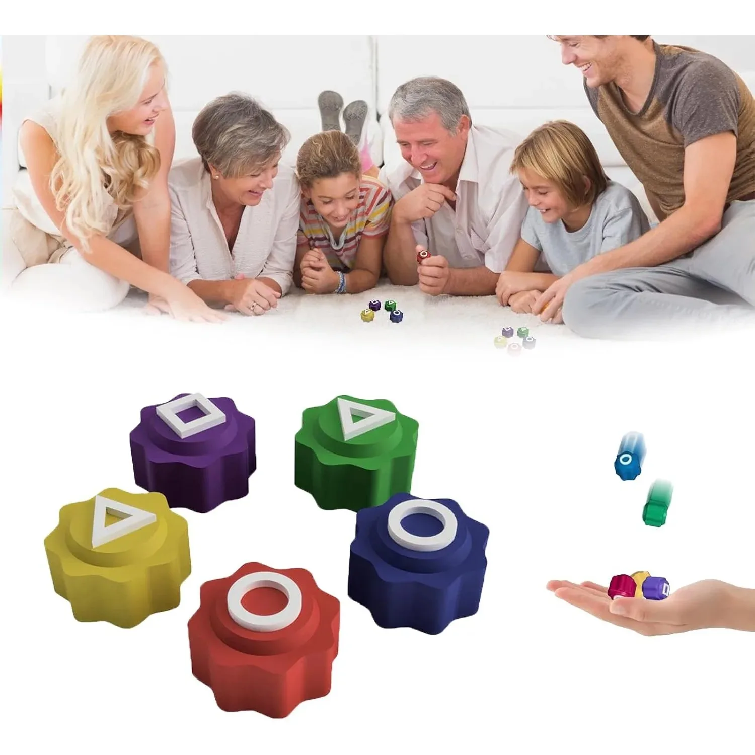 5/10/15 pcs with tray Korea Traditional Play Game Gonggi Jack Stone Pebbles Set Exercise Colorful Fun Stress Relief Toy