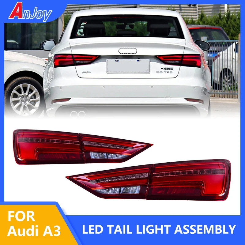 

Car Lights for Audi A3 2013-2020 8V A3L Sedan LED Auto Taillight Assembly Upgrade Rear Dynamic Signal Lamp Highlight Accessories