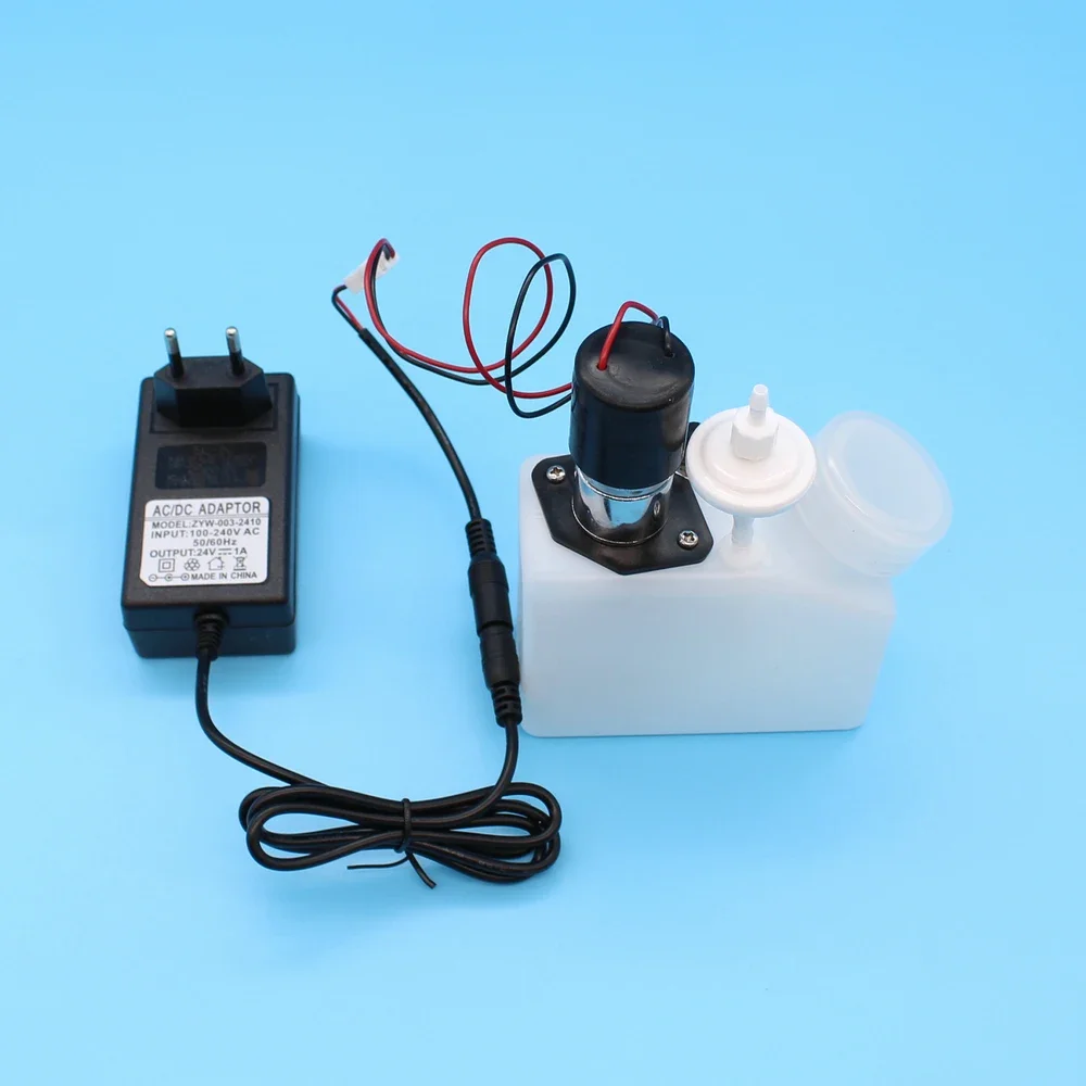 

260ML DTF DTG CISS Tank Kit For Epson R1390 1400 1500W L800 L805 1430 1410 White With Stirrer Mixer Ink Tank Power Supply L1800