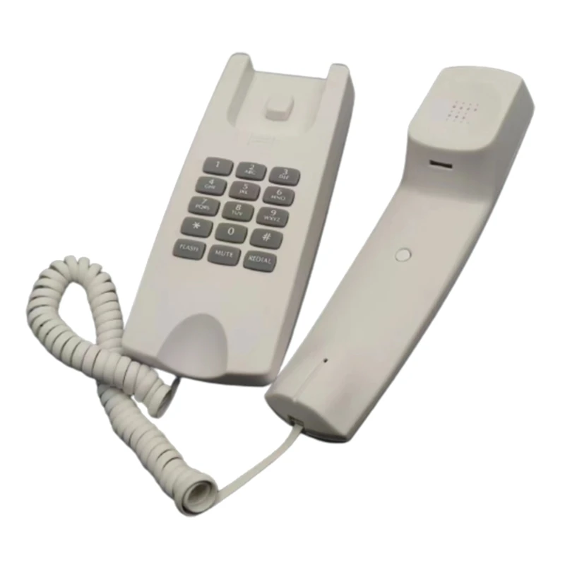 Landline Telephone Desktop Telephone Wall Mount Telephone Caller Telephone Front Desk Home Office Wall Mountable Dropship