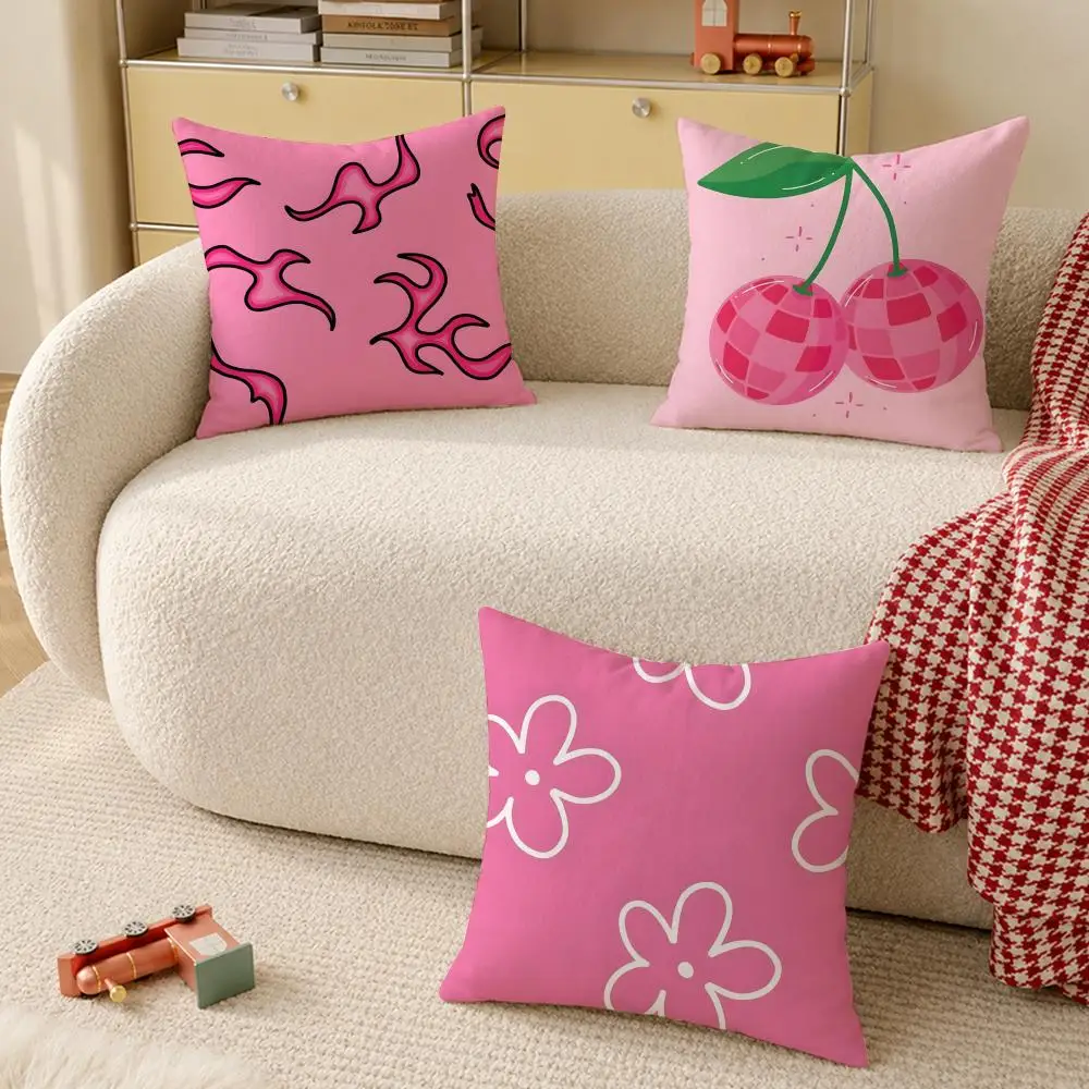 Seven Star Lucky Angel Numbers Cushion Cover Anti-dustmite Pillowcase Invisible zipper silky short plush Sofa cushion cover