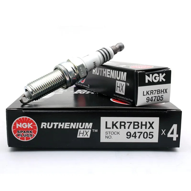 4pcs 6pcs Original NGK Ruthenium Spark Plug LKR7BHX 94705