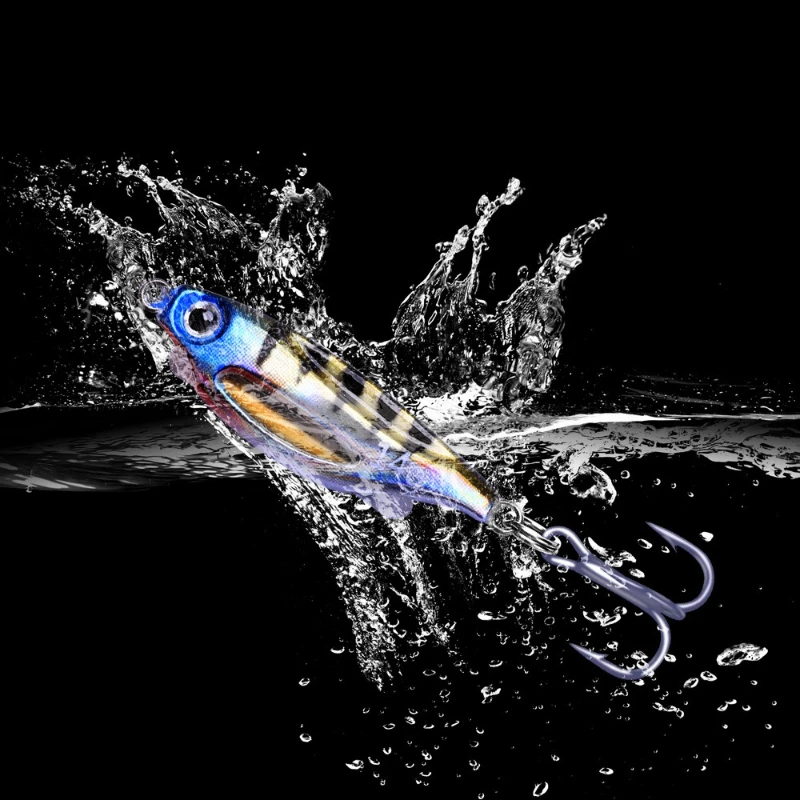 2 قطعة 4 جرام 7 جرام-20 جرام ملعقة تهزهز ثلاثية الأبعاد العين الجليد الصيد إغراء مضيئة الطعم الثابت مع توهج العصي Wobblers ل باس الصيد اكسسوارات سمك السلمون المرقط