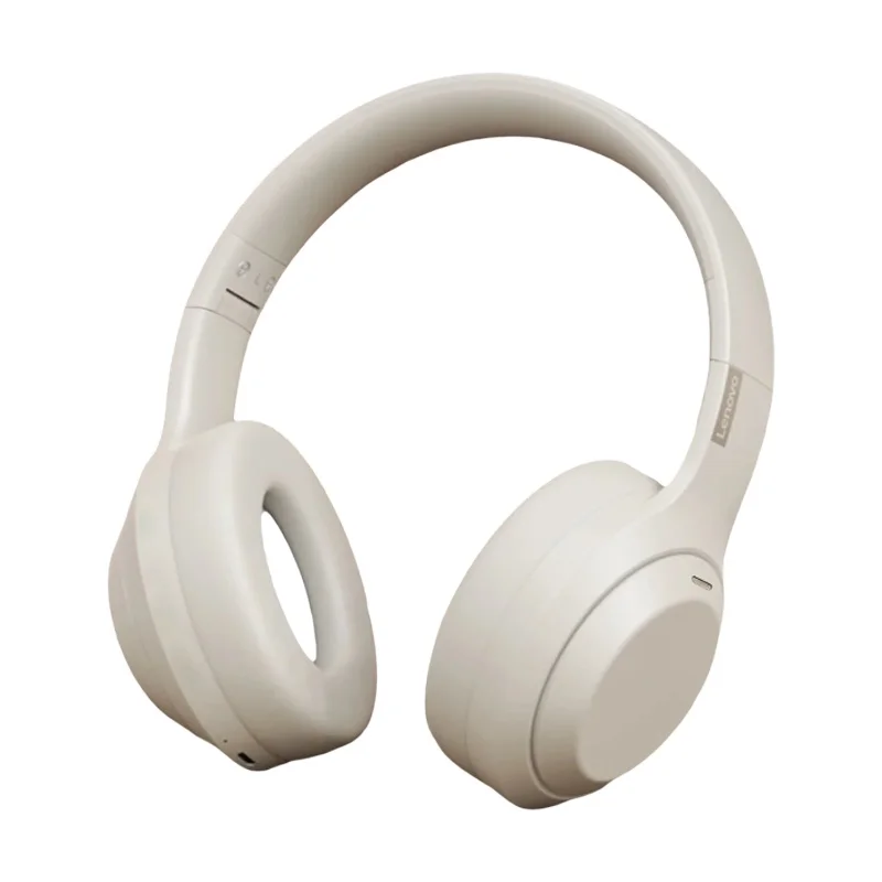 Original Lenovo Bluetooth Earphones Over-ear Foldable Computer Wireless Headphones Noise Cancellation HIFI Stereo Gaming Headset