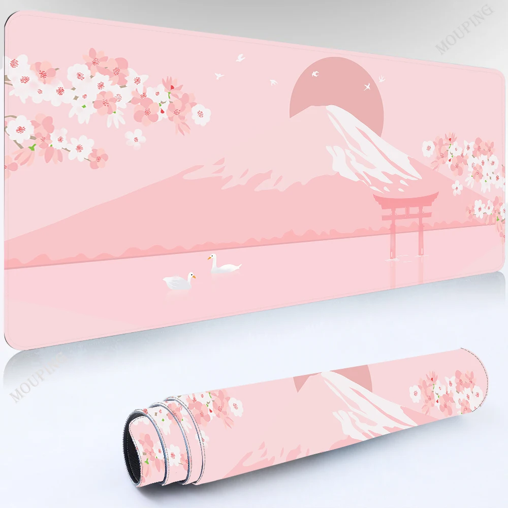 

Mouse Pad Pink Kawaii Gaming Pad on The Table Setup Gamer Accessories Anime Mouse Mats Table Mat Mouse Carpet Rug Keyboard Pad