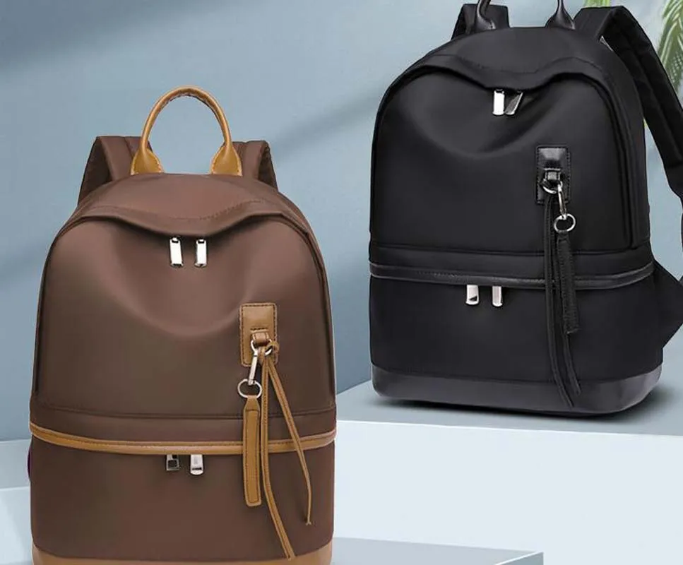 

Hot Sale New Fashion Women Shoulder Bags Solid School Bag Waterproof Oxford Notebook Backpack Large Capacity Travel Knapsack