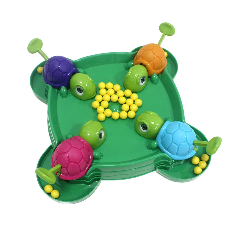 Internet famous children's turtle eating bean toy, parent-child interactive multiplayer tabletop game, puzzle toy