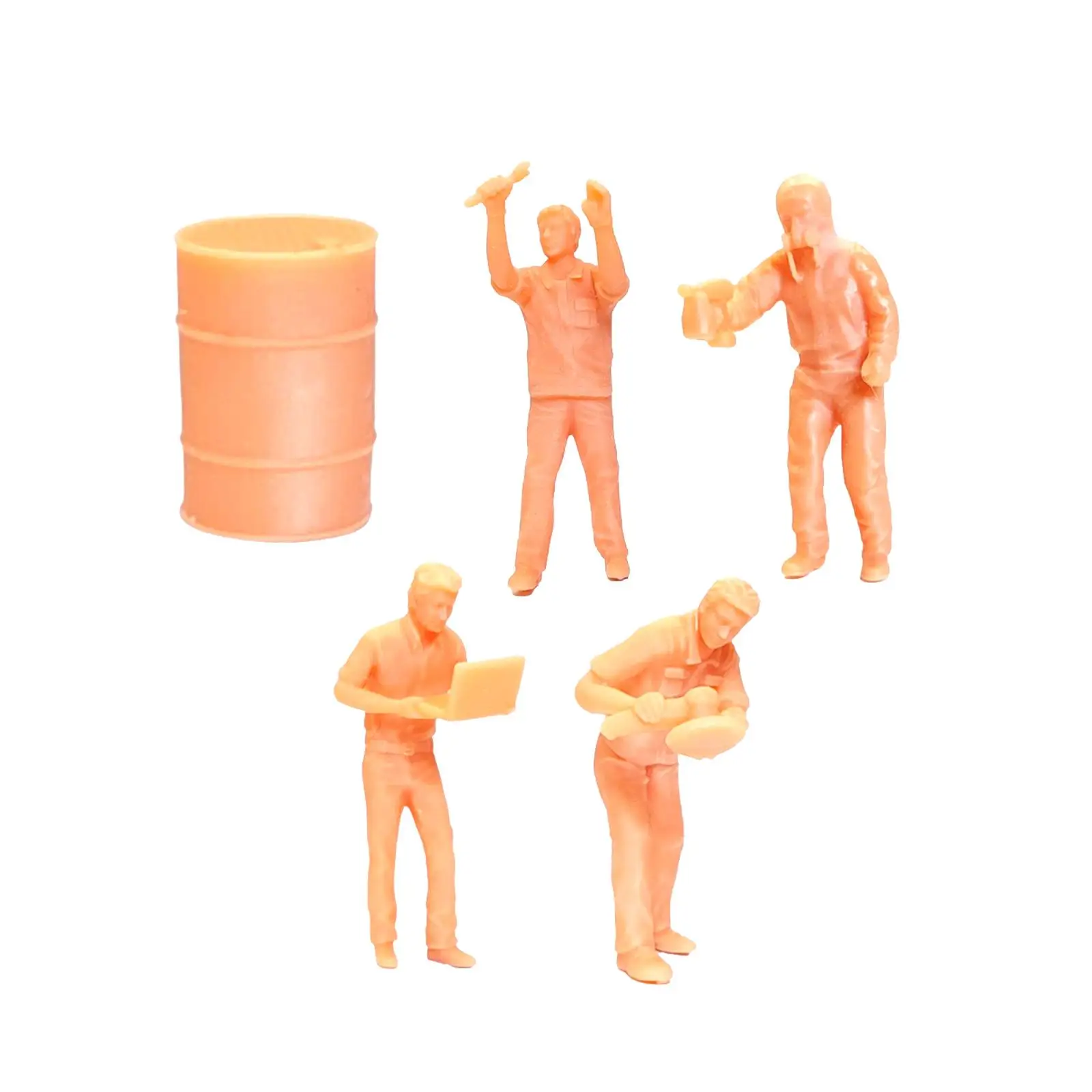 1:64 People Figurines Mini People Model for DIY Projects Ornament Layout