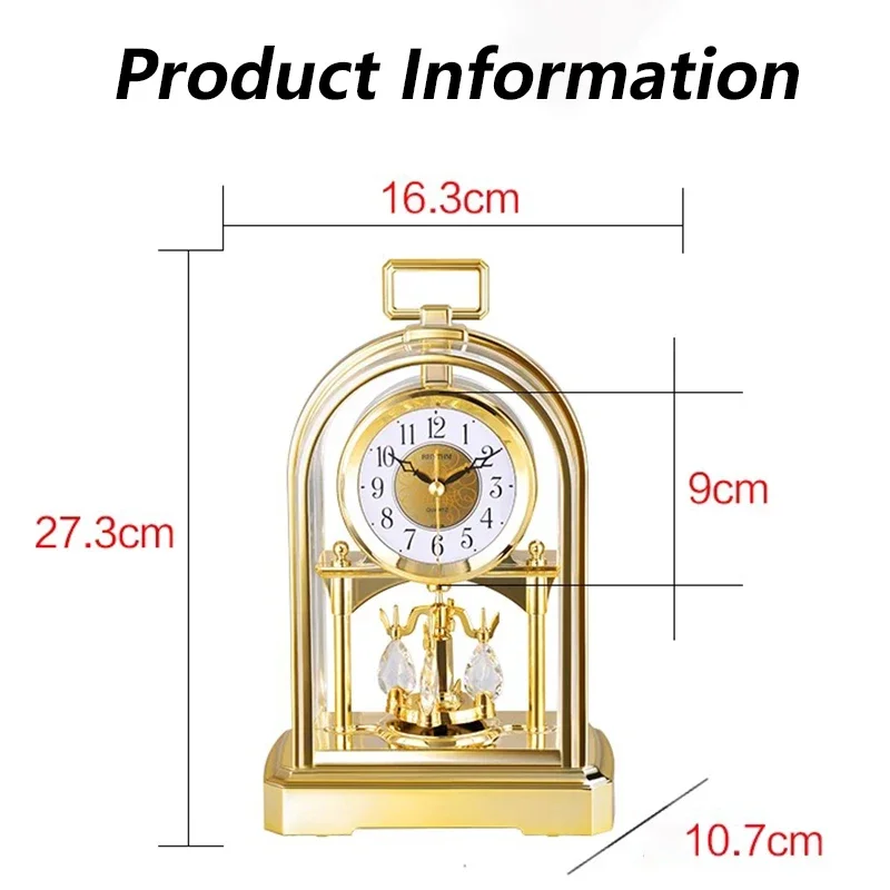 Luxury Modern Silent Clock Creative Unique Design Living Room Home Interior Decor Accessories