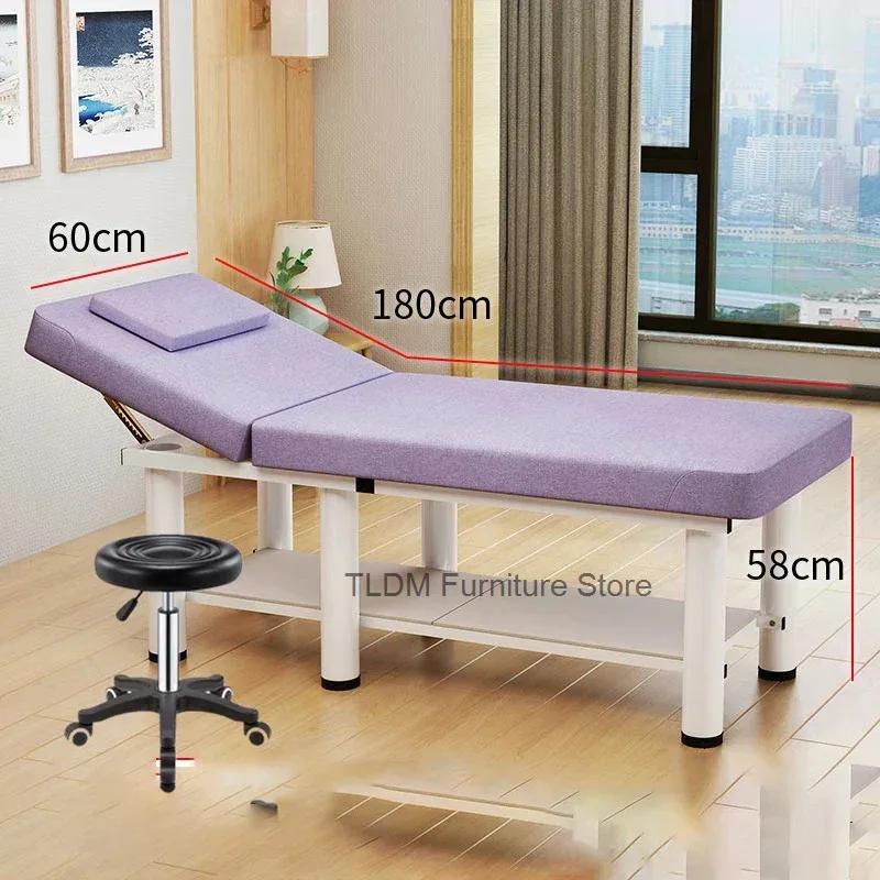 Base Simplicity Spa Table Sheets Massage Stretcher Tattoo Armchair Adjustable Bed Chiropractic Mattress Eyelash Cama Extension