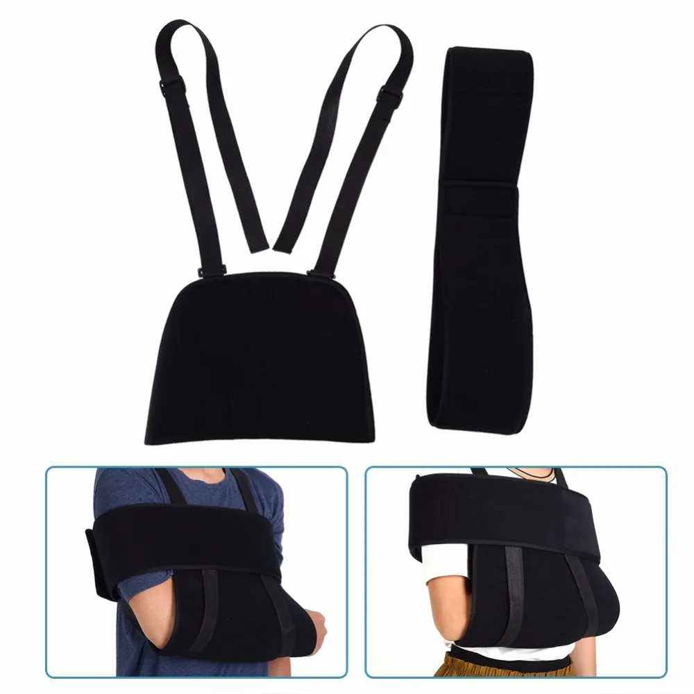 Arm Brace Sling Elbow Brace Support Shoulder Sling Elbow Support Immobilizer Brace Broken Fractured Arm Strap Injury Sprain