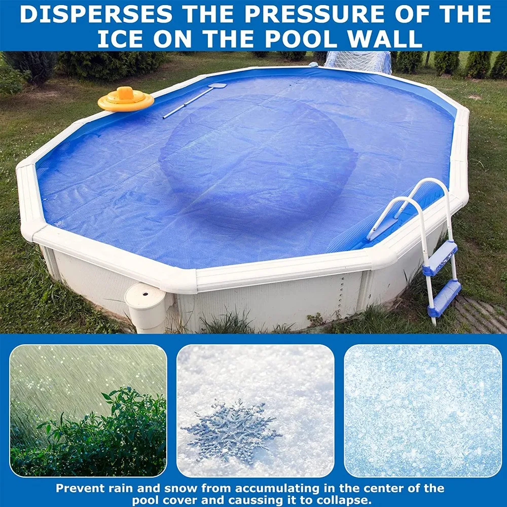 Pool Pillows For Above Ground Pools, Winter Pool Cover Pillow With Rope 3m*2