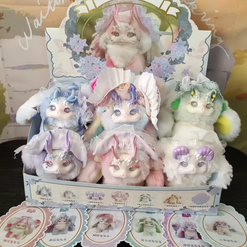 

Tutulong Blind Box Fantasy Forest Tea Party Series Mysterious Box Cute Rabbit Dragon Surprise Box Plush Doll Toy Figure Kid Gift
