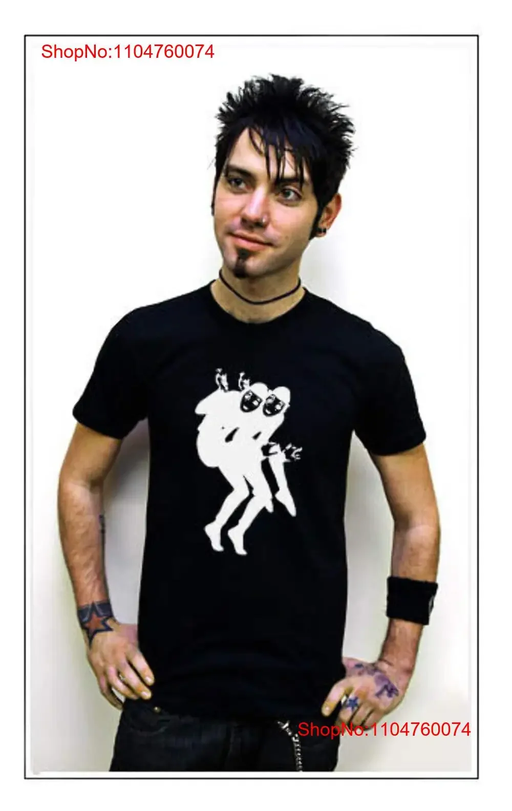 Les Adicts Punk Rock t-shirt groupe britannique Concert Mime inspiré vintage lavé étiré confortable élégant unisexe décontracté