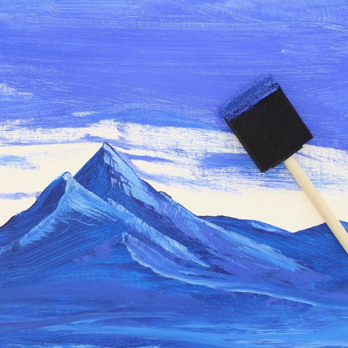 50 قطعة فرشاة رغوة اللوحة الإسفنج أداة مع مقبض قبضة الخشب خفيفة الوزن DIY بها بنفسك الإسفنج أقلام الطلاء لطلاء الأكريليك Crafts بها بنفسك الحرف