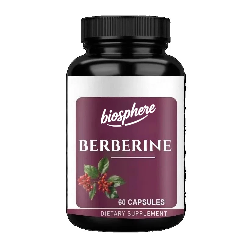 Berberine Supplement-60 vegetarian capsules | 97% pure aspartic acid HCL supports metabolism and daily vitality