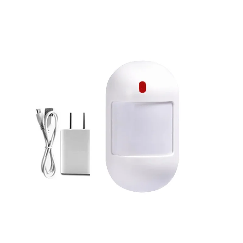 Detector de movimento PIR sem fio 433Mhz para sistema de alarme contra roubo GSM Sensor de alarme de cortina PIR