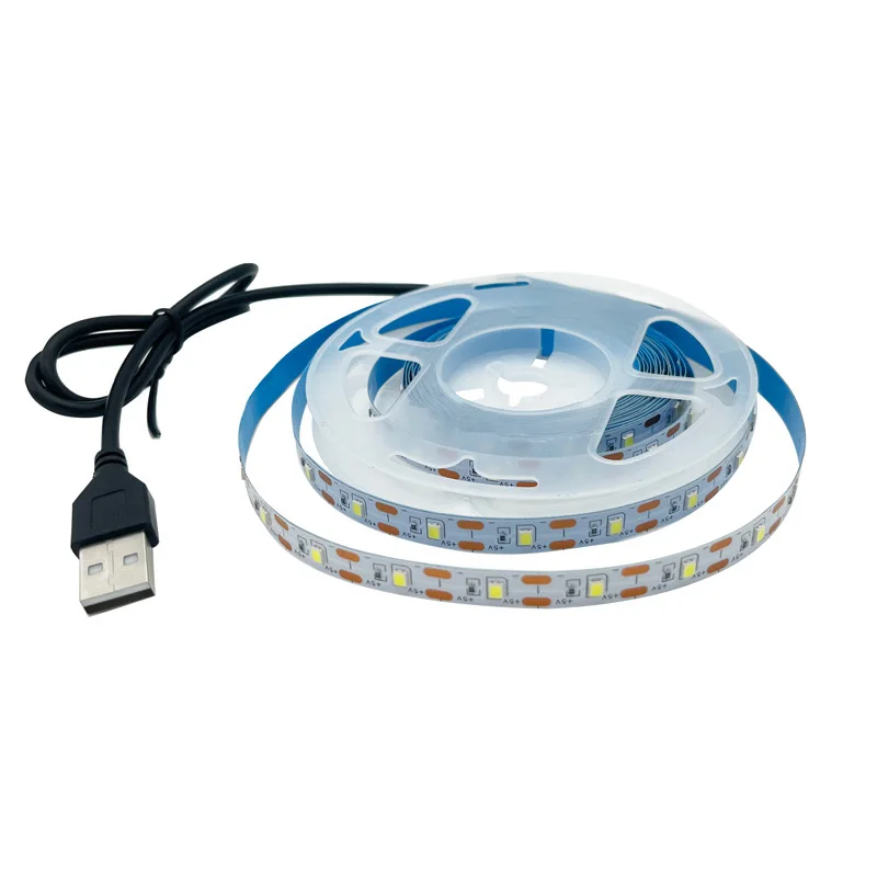 1-5m DC 5V USB LED Strips 2835 8mm RGB Color LED Strip Light TV Background Lighting Tape   Home Decor Lamp Red Golden Ice Blue