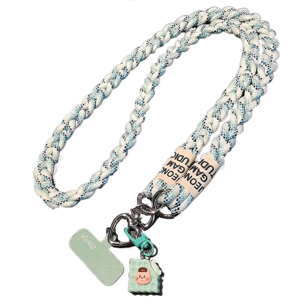 

Cartoon Keychain Crossbody Phone Strap Detachable Pendant Mobile Phone Lanyard Long Cute Phone Neck Straps Lanyard Patch